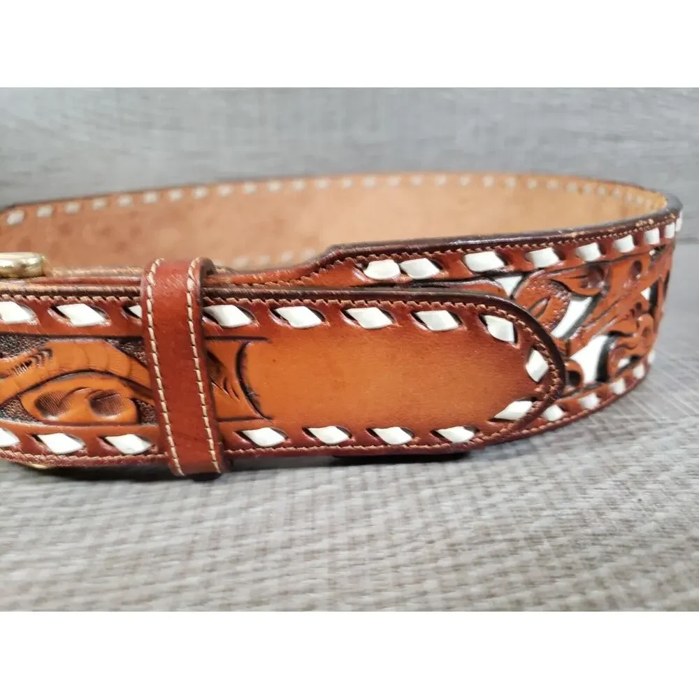 Vintage TONY LAMA Hand Tooled 